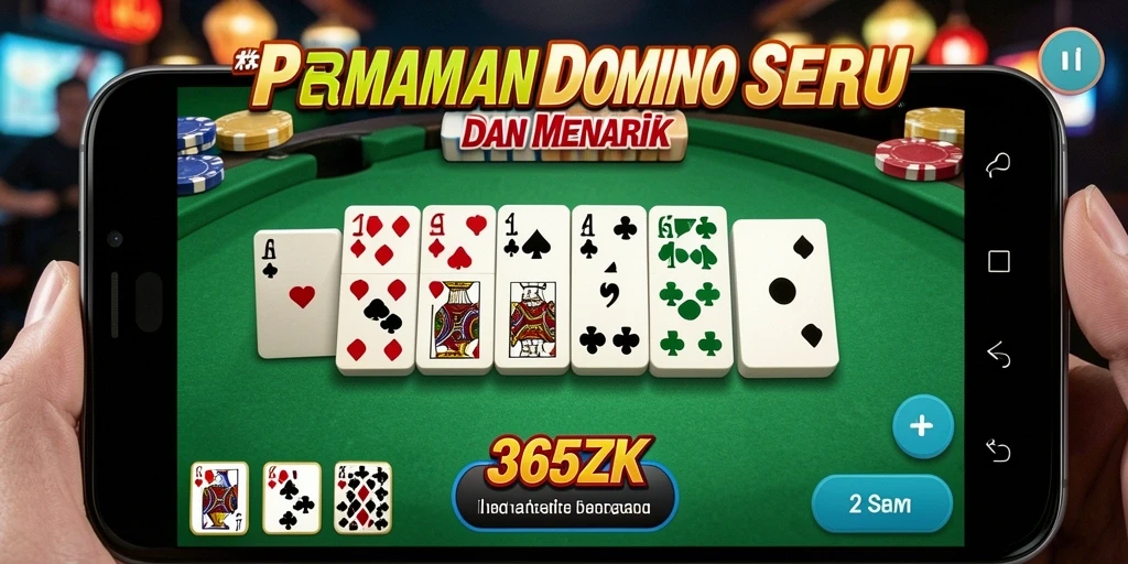 Tampilan menarik dari gameplay Domino 365ZK yang penuh aksi.