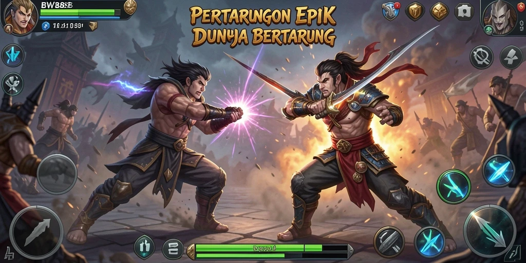 Tampilan gameplay BW888 yang penuh aksi dan tantangan.