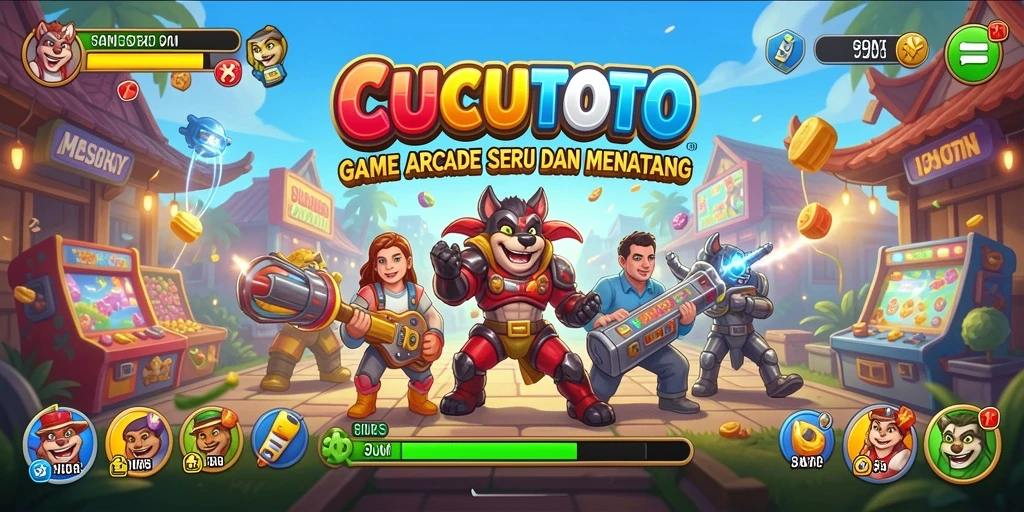 Tampilkan gameplay menarik CUCUTOTO dengan aksi Arcade yang mendebarkan.
