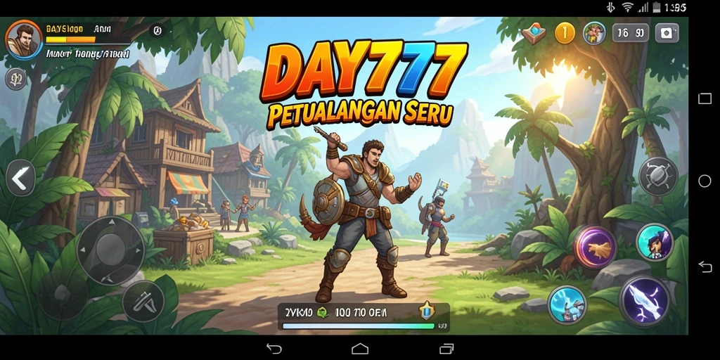 Tampilan menakjubkan dari gameplay petualangan DAY777 yang mendebarkan.