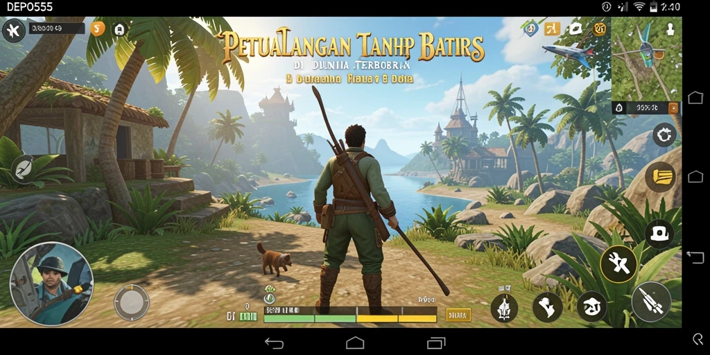 Gameplay terbuka dan eksploratif dalam DEPO555.