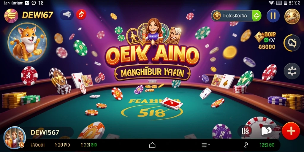 Screenshot utama DEWI567 menampilkan gameplay mendebarkan dari permainan Kasino.