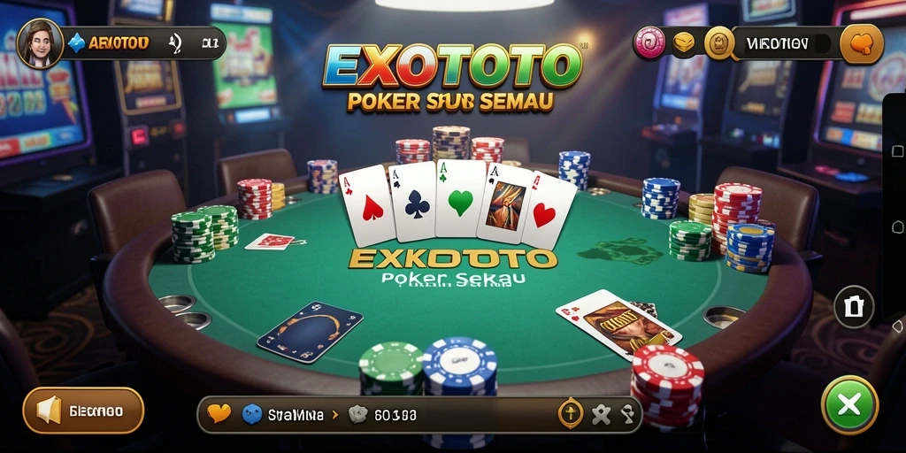 Tampilan gameplay seru dan interaktif di EXOTOTO.