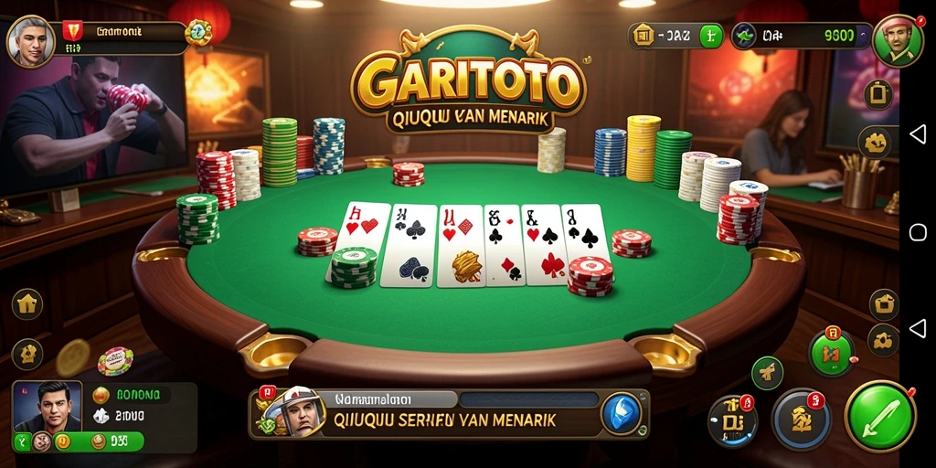 Screenshot utama dari gameplay GARITOTO yang seru dan dinamis.