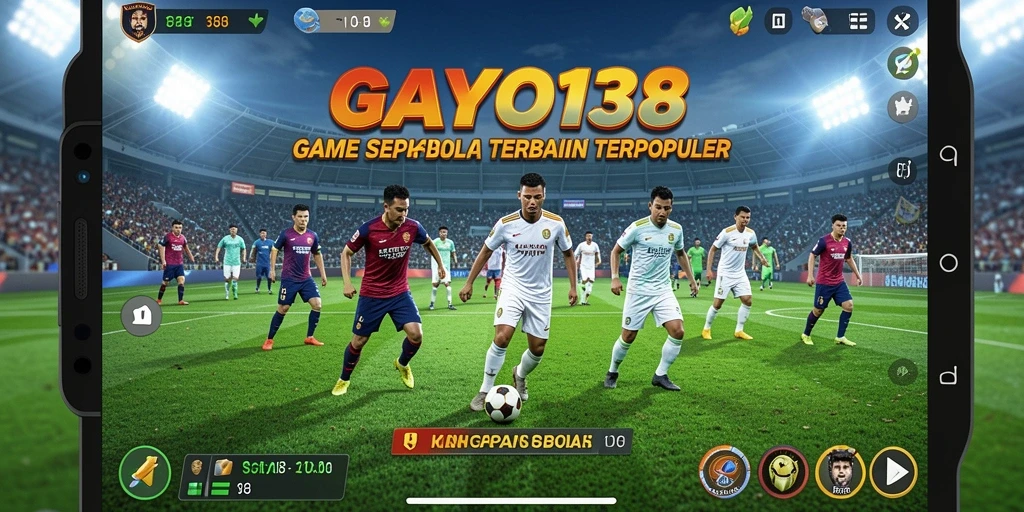 Tampilan gameplay menarik dari GAYO138 dalam aksi sepak bola.