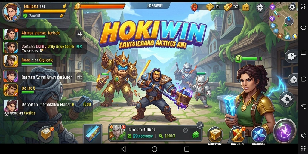 Tampilan antarmuka HOKIWIN yang modern dan mudah digunakan.