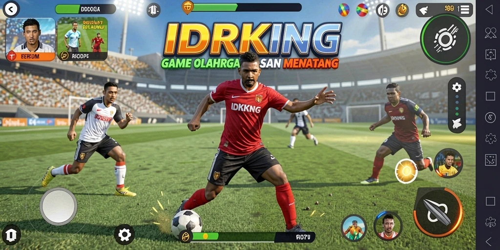 Gameplay seru dan kompetitif dalam IDRKING yang penuh tantangan.