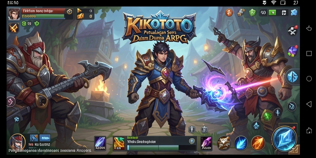 Tampilan seru dari gameplay KIKOTOTO dalam dunia ARPG.