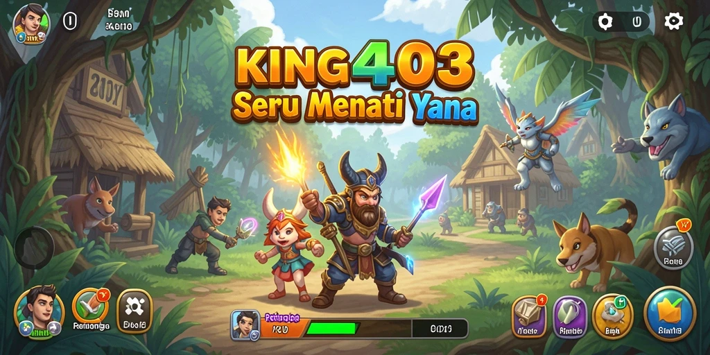 Screenshot KING403 menampilkan aksi mendebarkan dalam dunia petualangan.