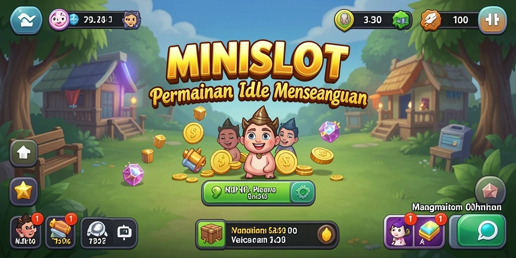 Tampilan menarik dari gameplay MINISLOT yang menonjolkan keseruan slot.