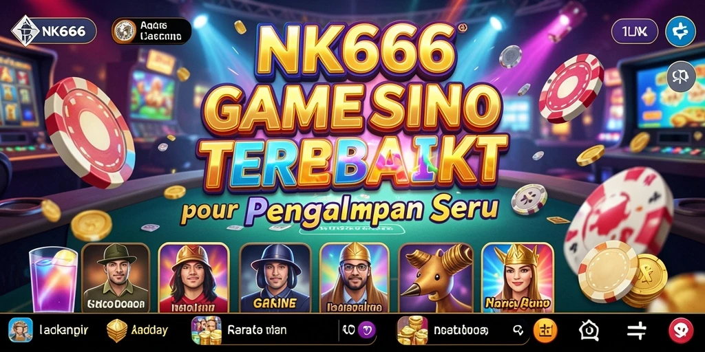 Tampilan menarik dari gameplay NK666 dengan berbagai permainan Kasino.