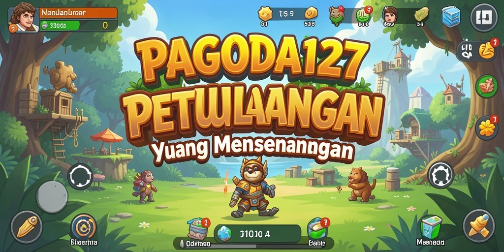 Screenshot dari gameplay seru PAGODA127 yang menampilkan karakter aktif.