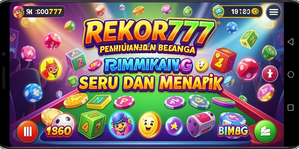 Tampilan seru bermain Bingo di REKOR777.