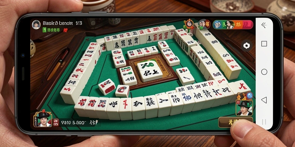 Screenshot gameplay S13 yang penuh aksi Mahjong yang seru.