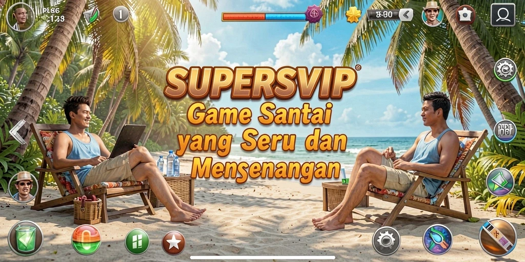 Screenshot gameplay <strong>SUPERSVIP</strong> dengan tampilan seru dan menantang.