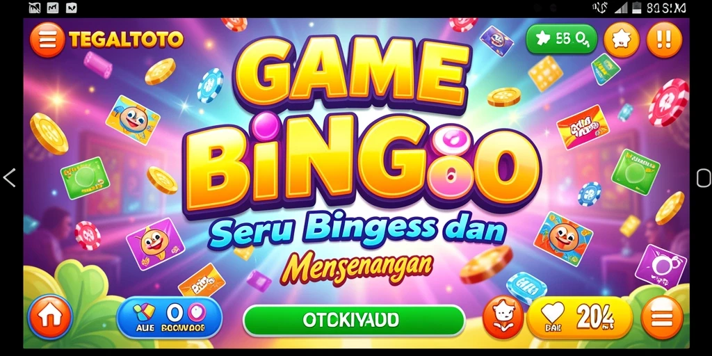 Screenshot gameplay TEGALTOTO menunjukkan suasana seru permainan Bingo.